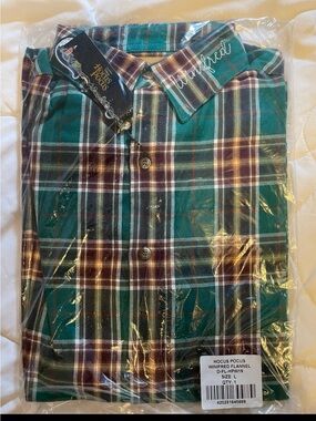 Winifred Sanderson Cakeworthy Hocus Pocus Flannel NWT Large Rare Sealed